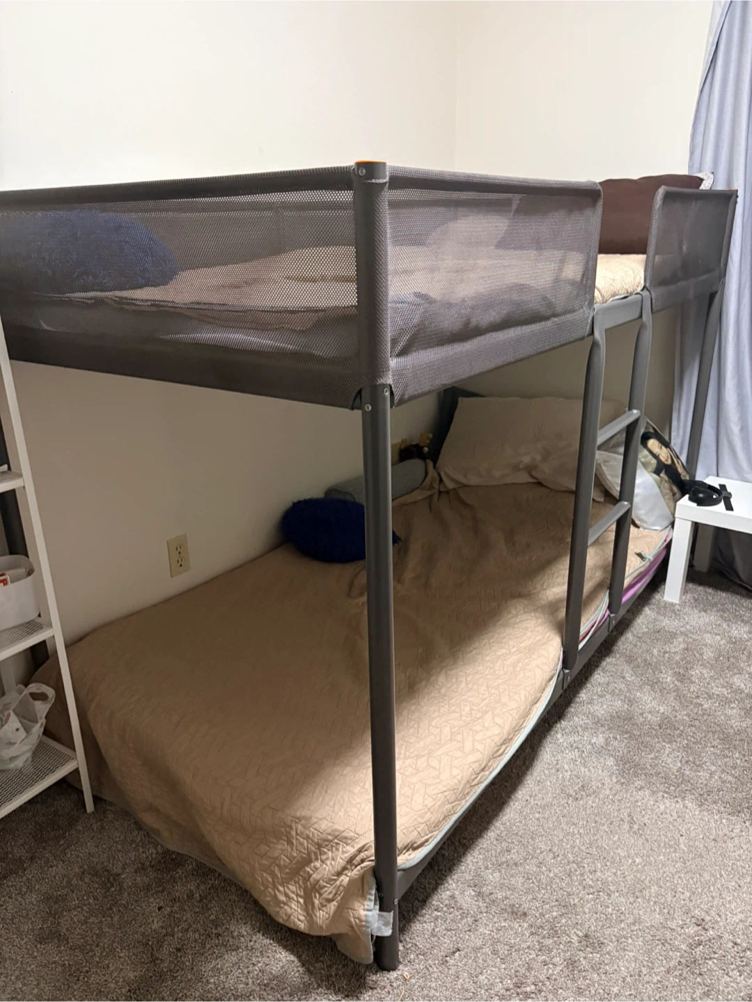 Metal Bunk Bed with Mesh Railings - photo 3
