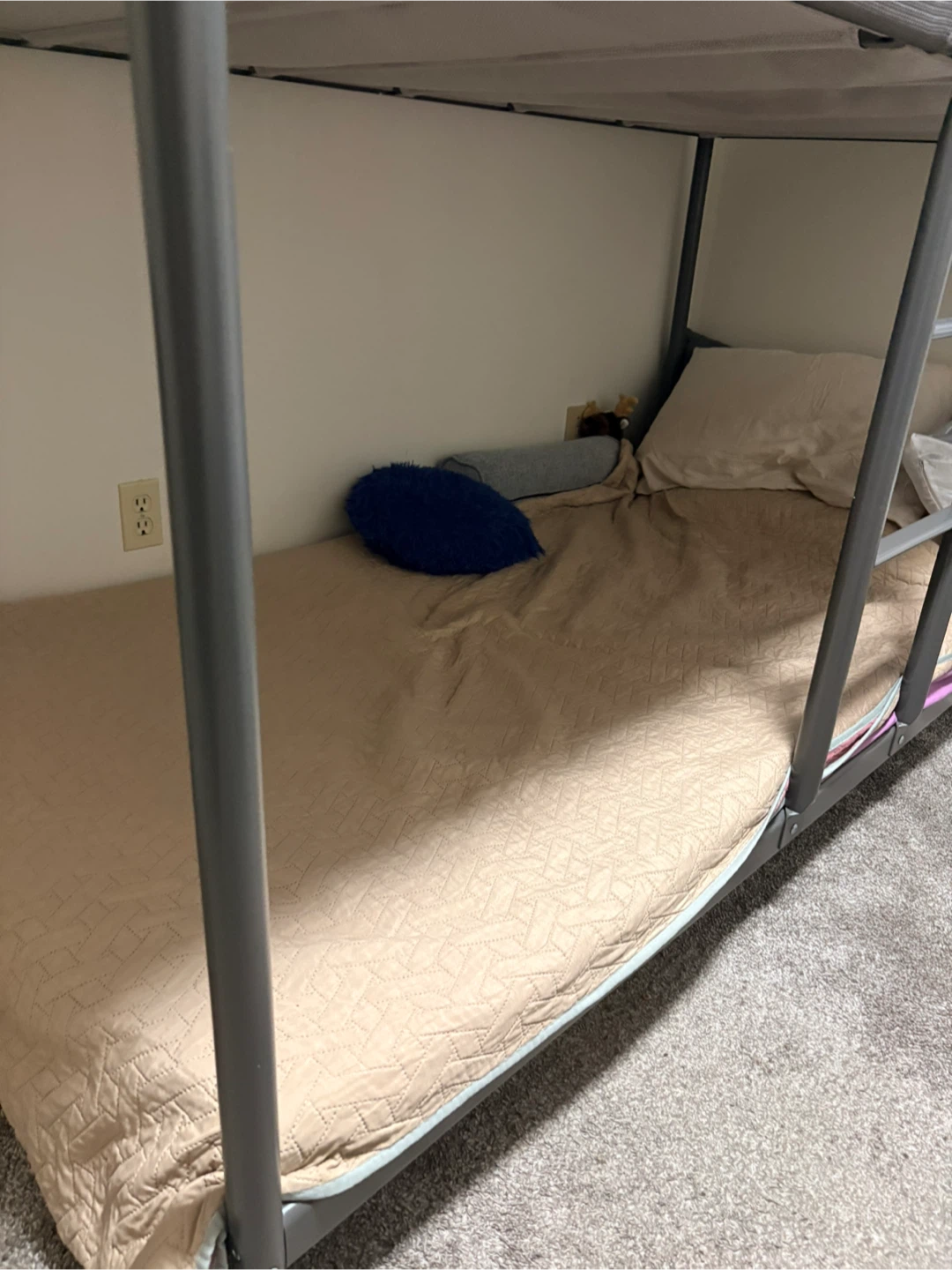 Metal Bunk Bed with Mesh Railings - photo 5