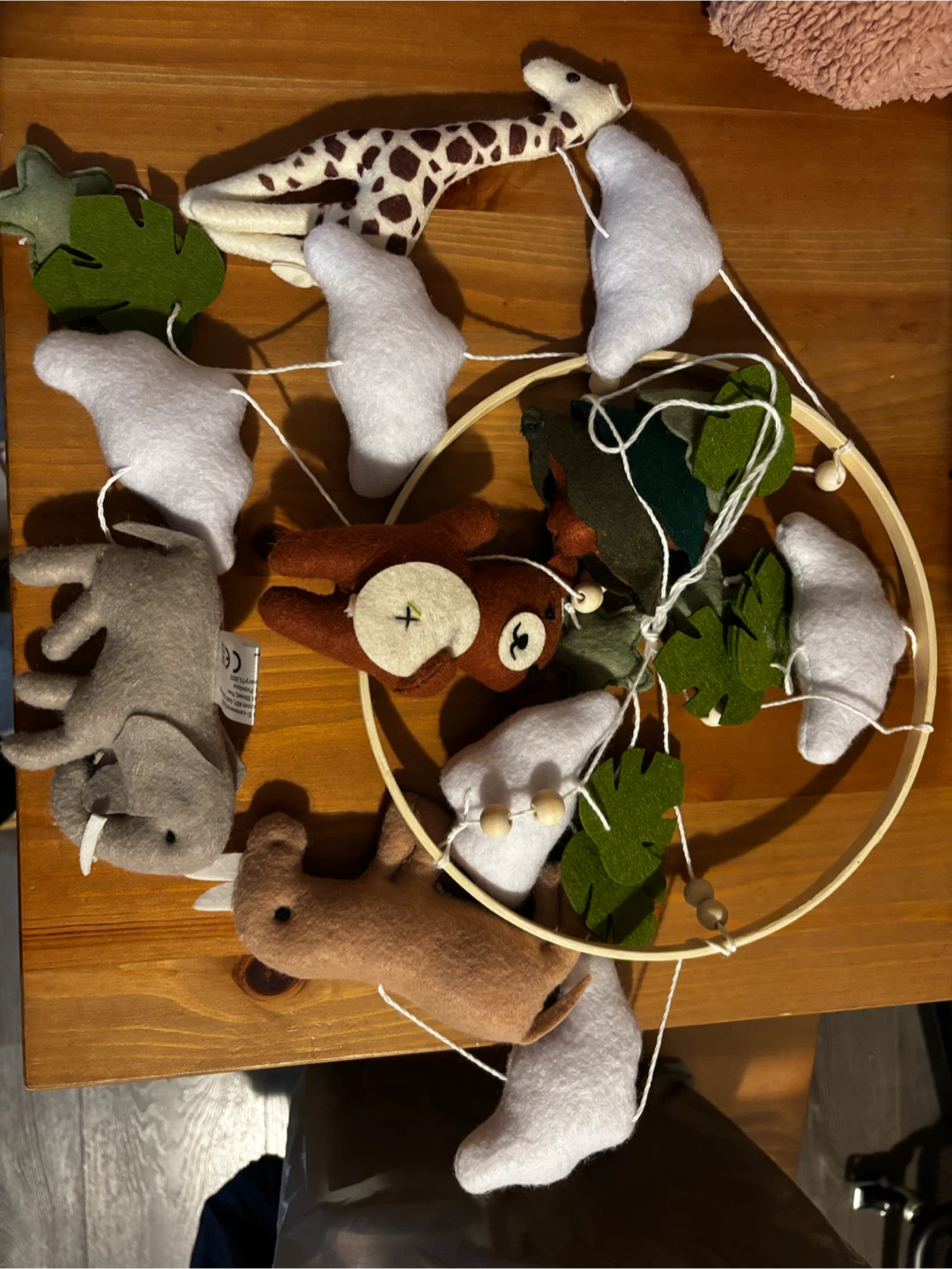 Woolfoostudio Forest Friends Felt Baby Mobile - photo 3