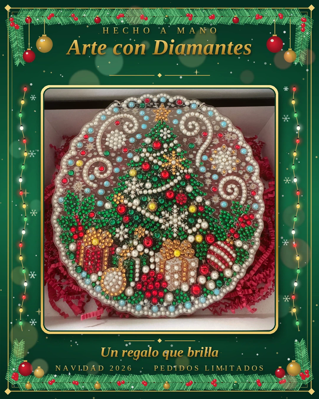 Handmade Christmas Diamond Art Decoration - photo 2
