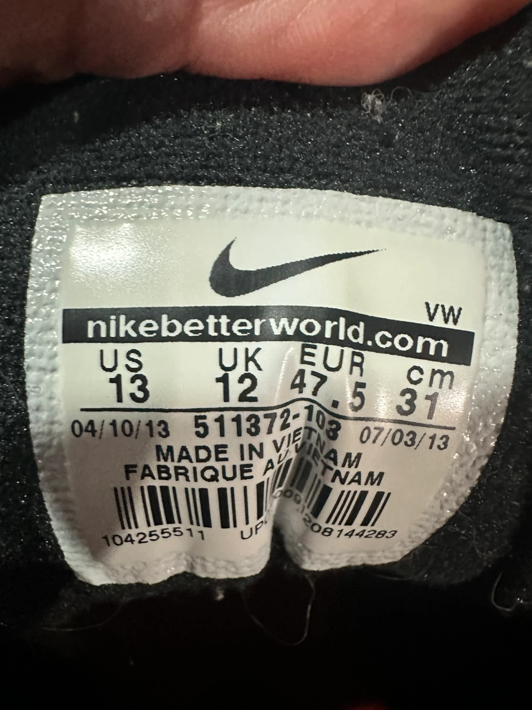 Nike Basketball Shoes Size 13 - photo 2