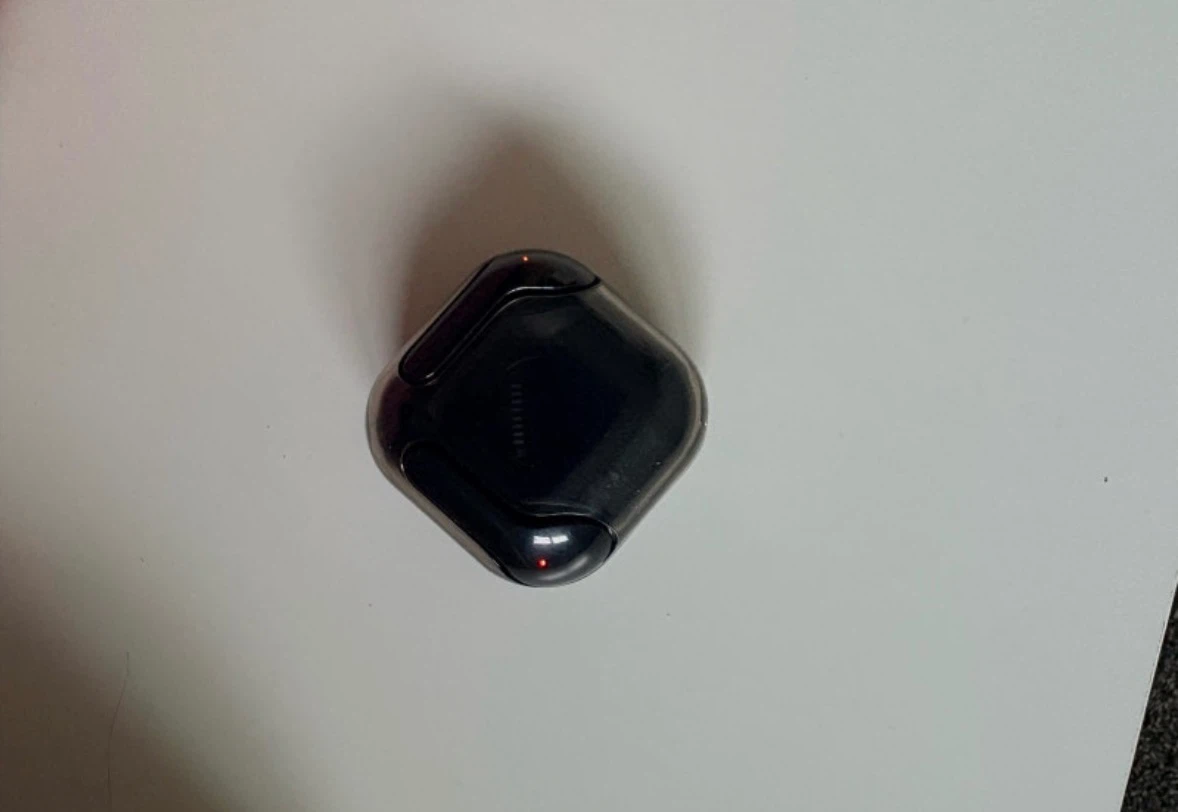 Black Wireless Earbuds with Charging Case