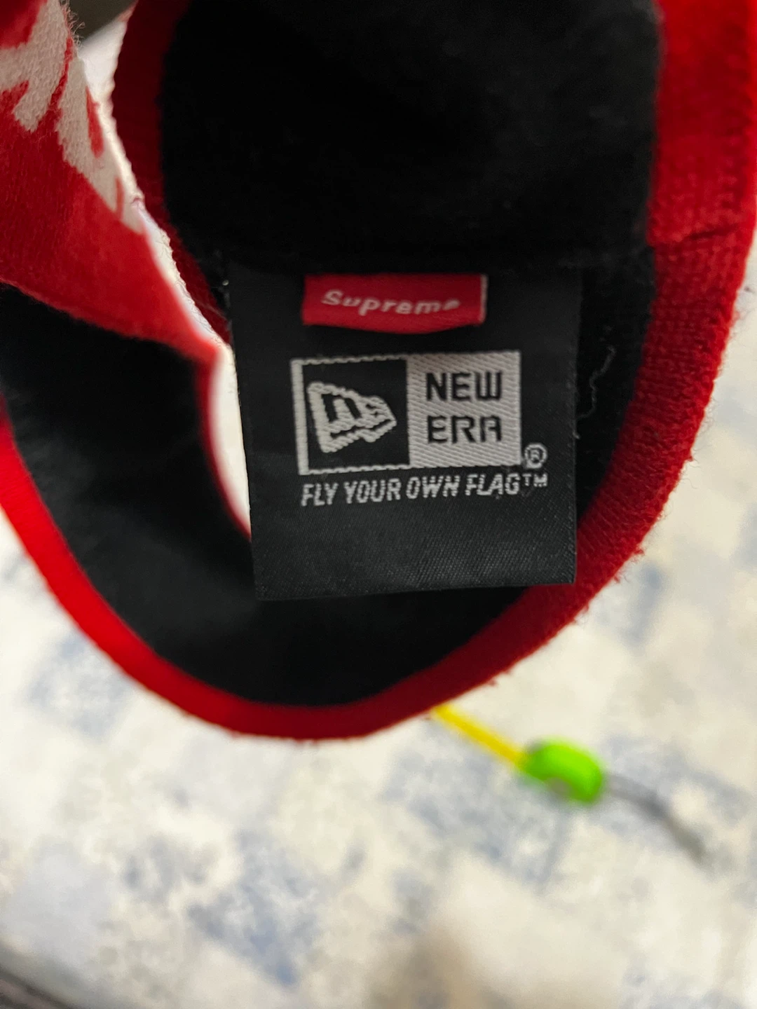 Supreme x New Era Red Headband - photo 3