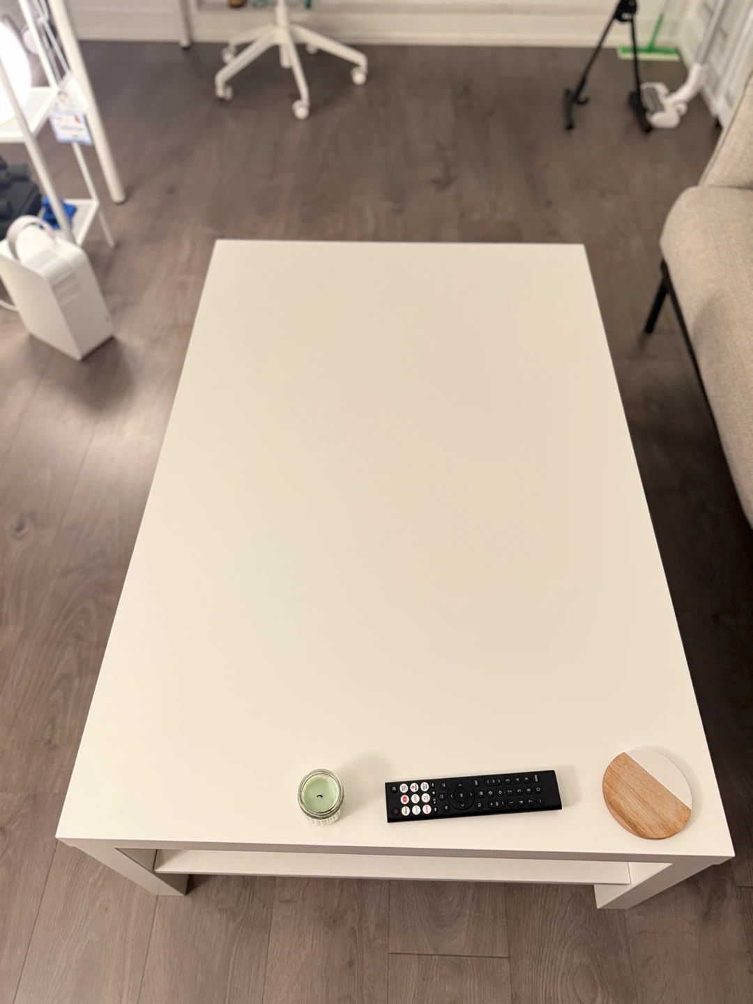 White IKEA Coffee Table - photo 2