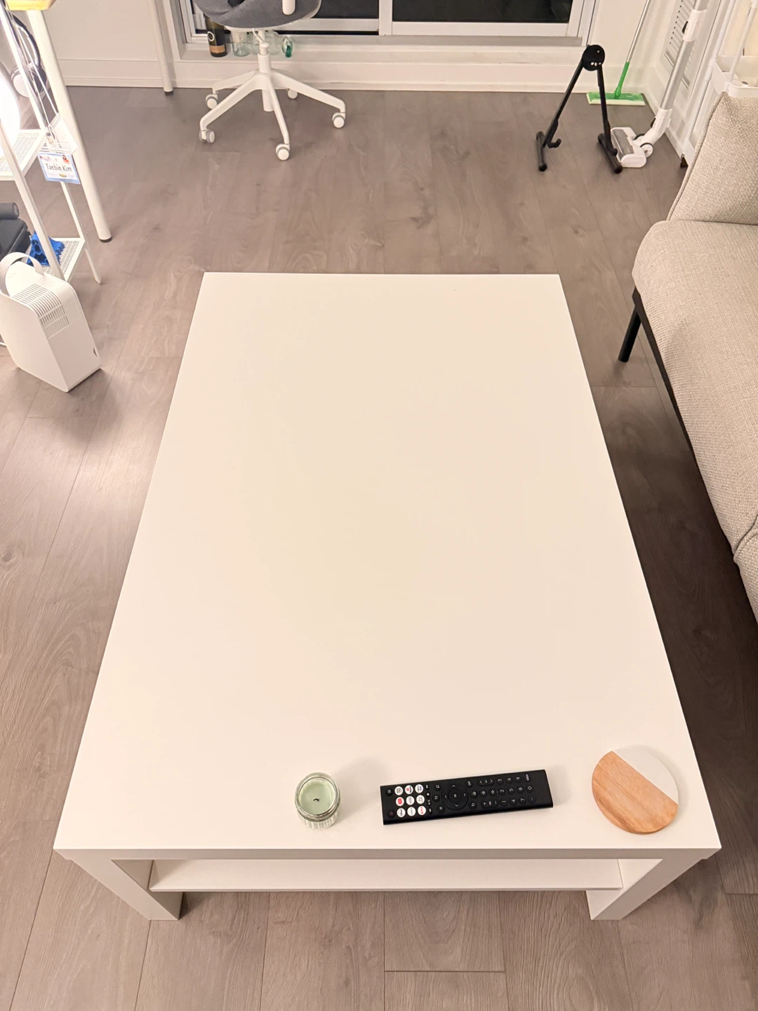 White IKEA Coffee Table - photo 3