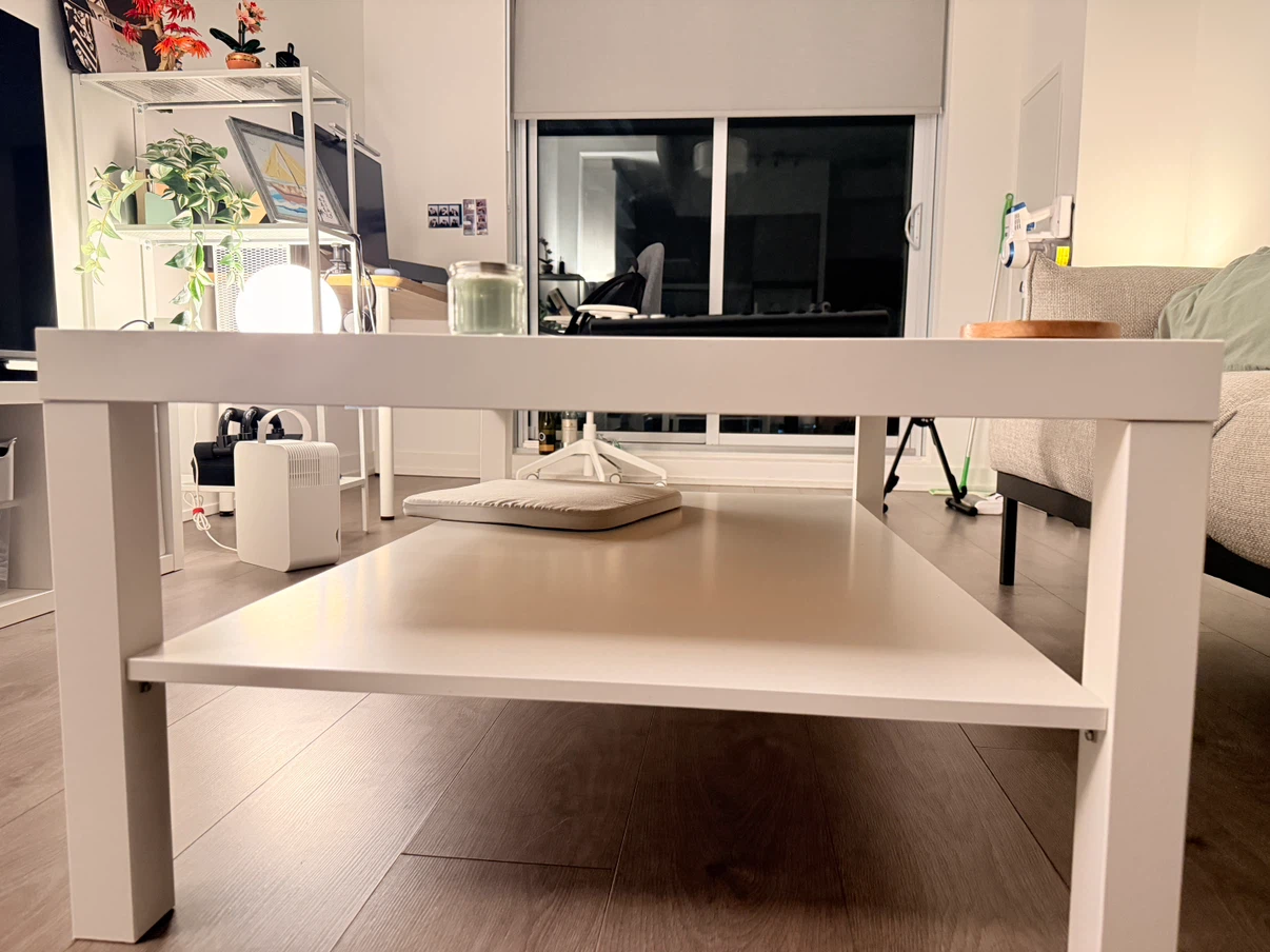 White IKEA Coffee Table - photo 4
