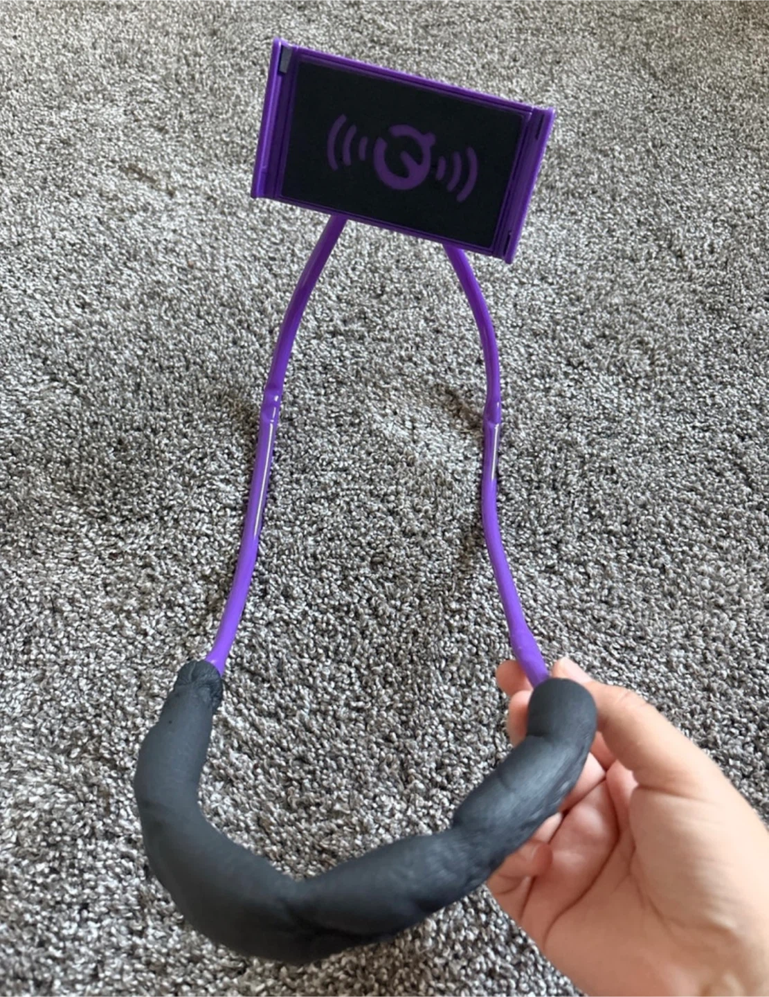 Purple Neck Phone Holder