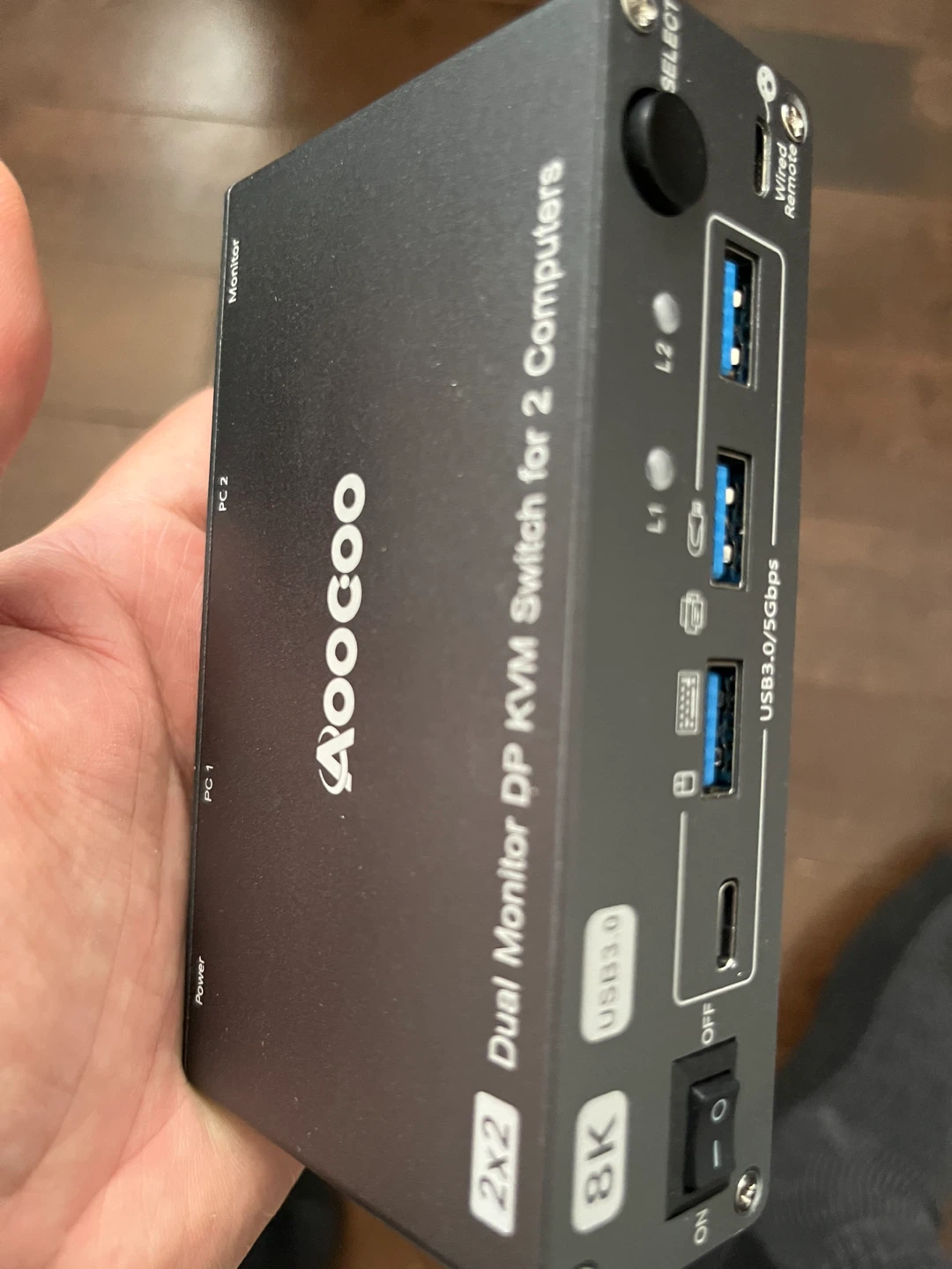 AOOC00 2x2 Dual Monitor DP KVM Switch - photo 4