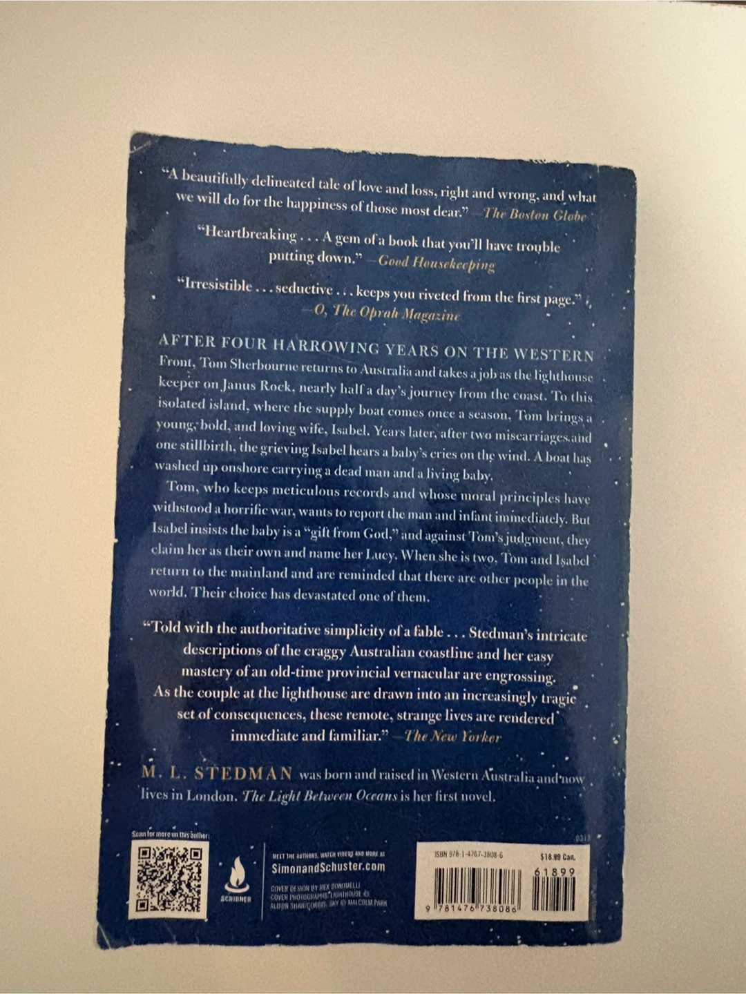 The Light Between Oceans by M.L. Stedman - photo 2