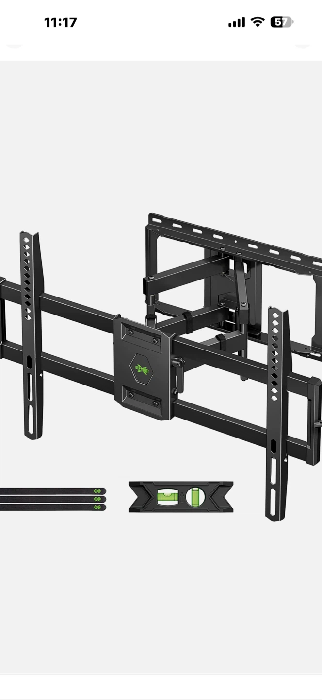 Full-Motion TV Wall Mount for 42"-90" TVs
