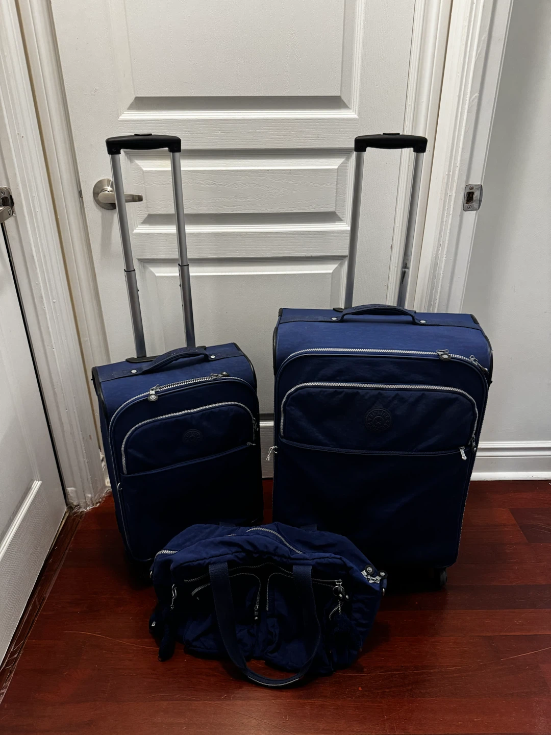 Kipling Navy Blue 3-Piece Luggage Set