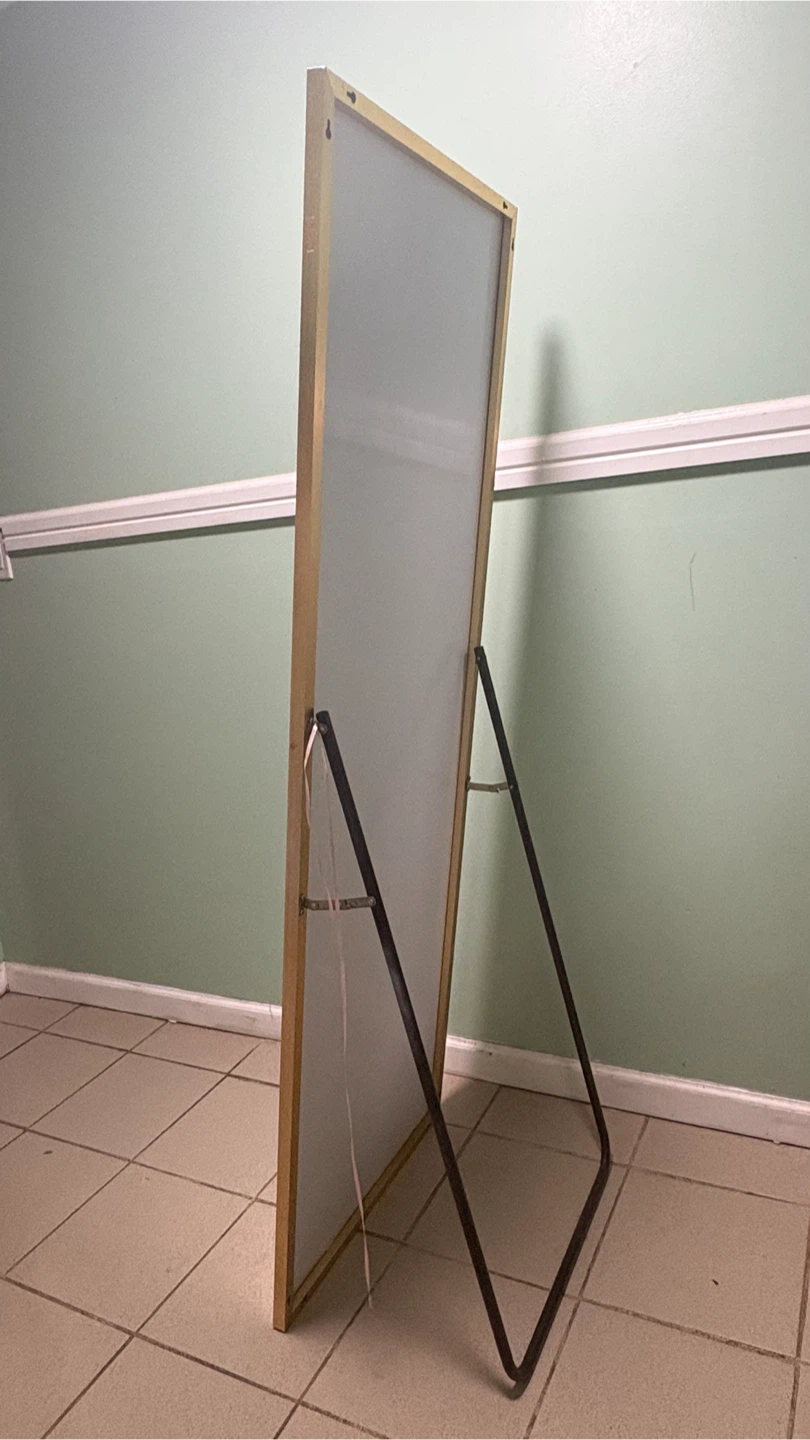 Gold Rectangular Floor Mirror - photo 5
