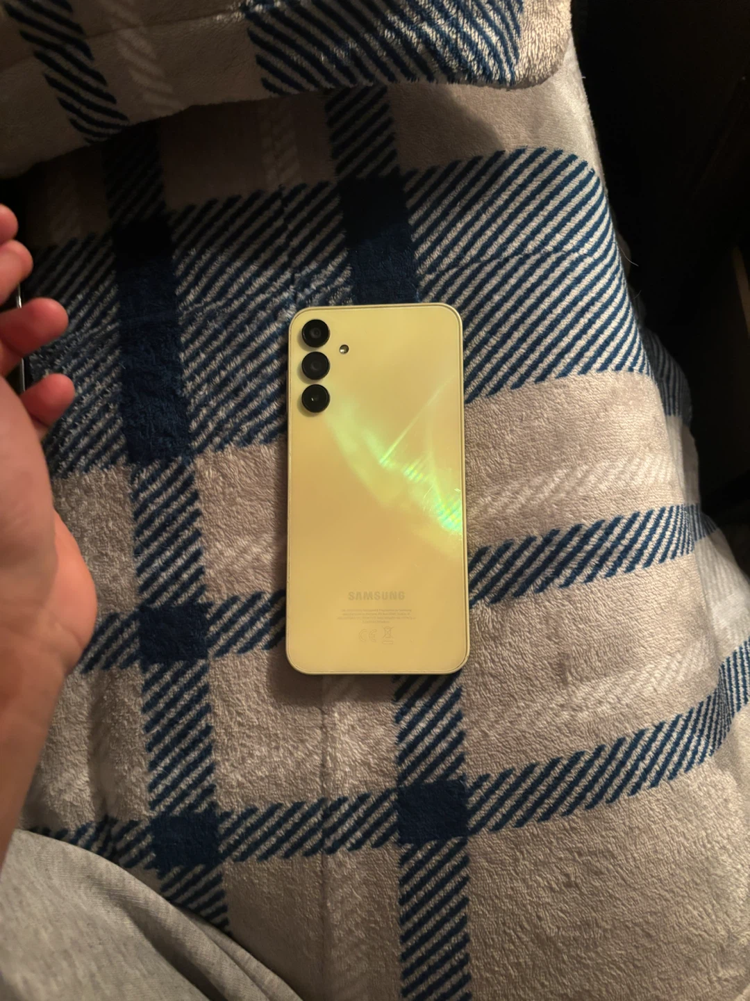 Samsung Galaxy Yellow Smartphone