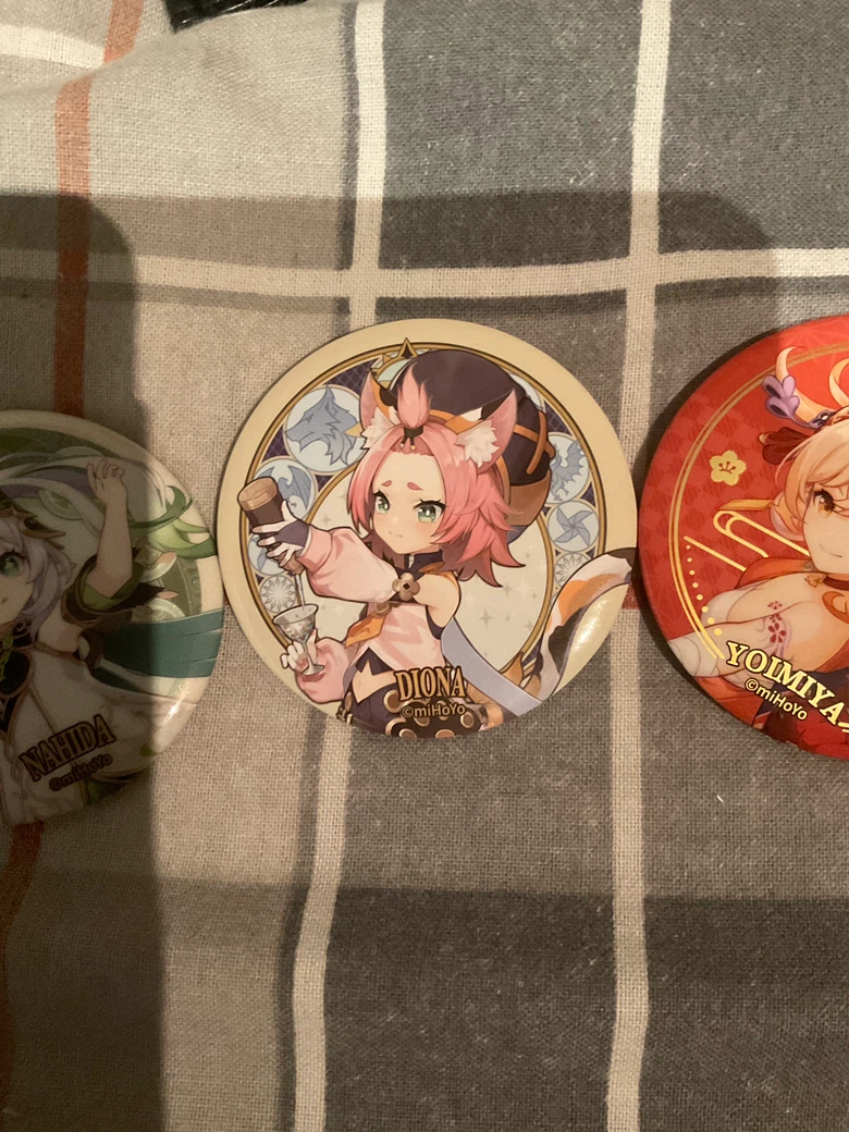 Genshin Impact Character Pins Set - photo 3