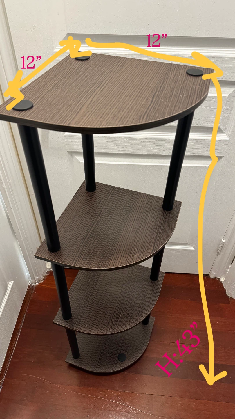 4-Tier Corner Shelf Unit - photo 3