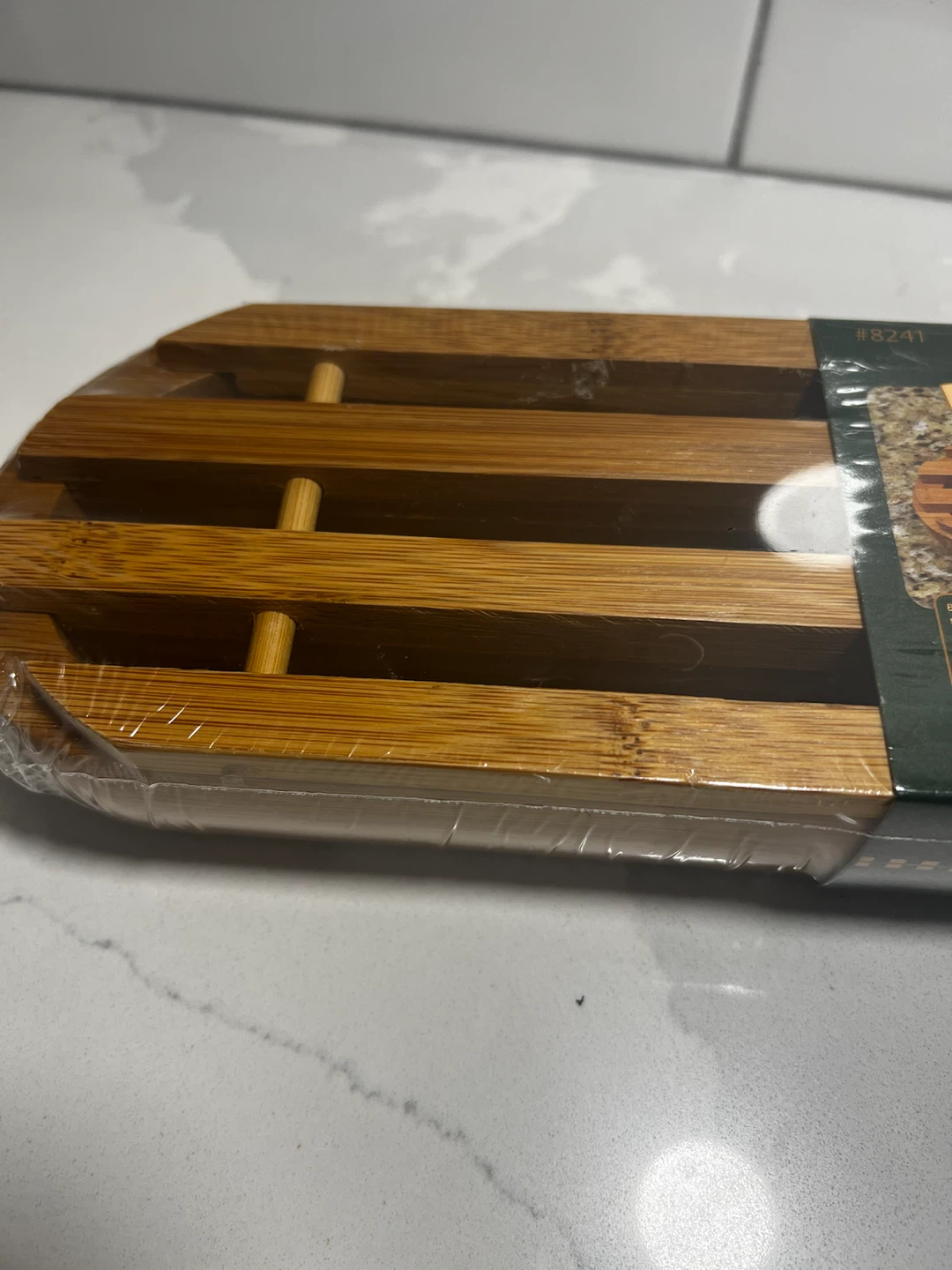 NEW Bamboo Bread Board With Dipping Cup - photo 3
