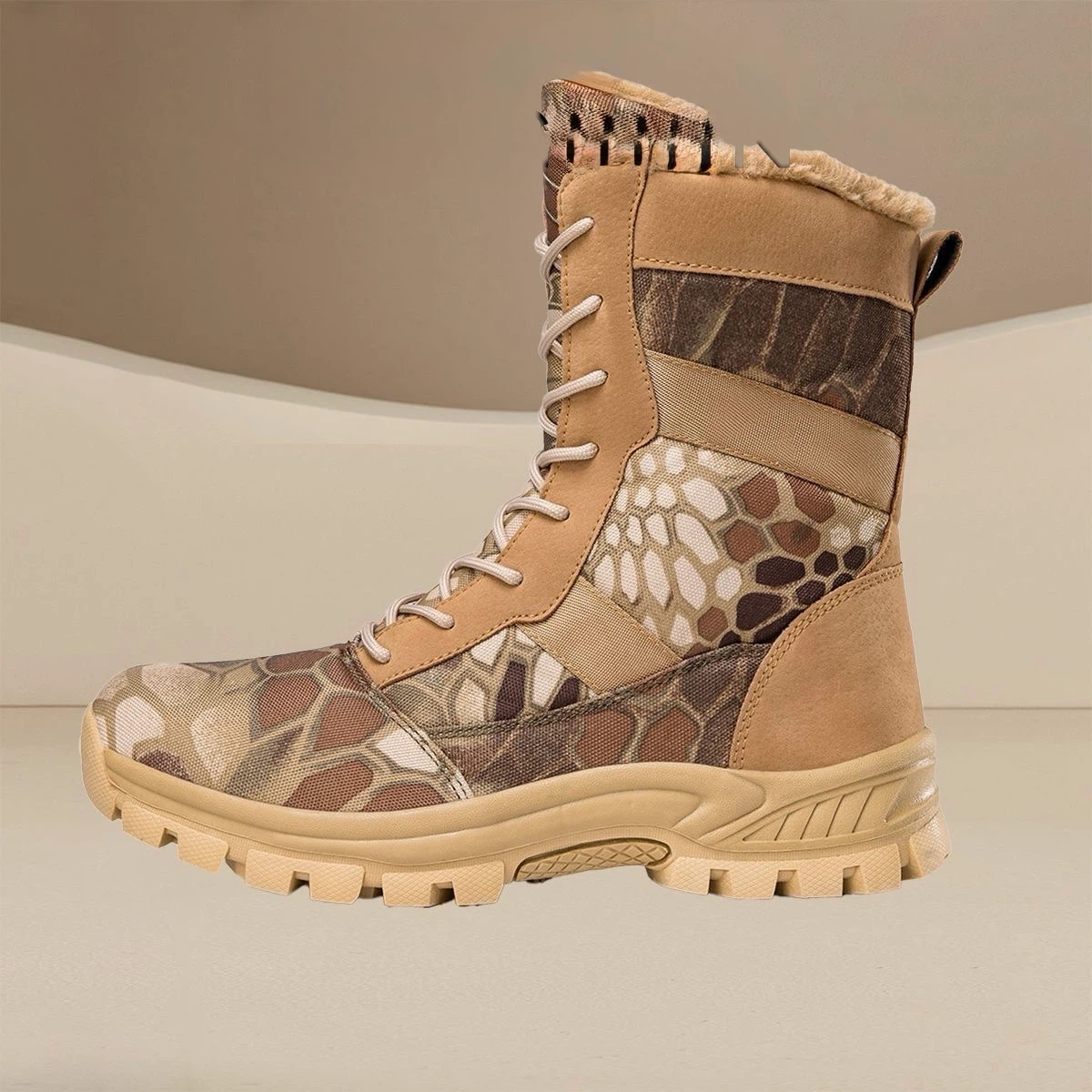 Camo Tactical Boots-9.5