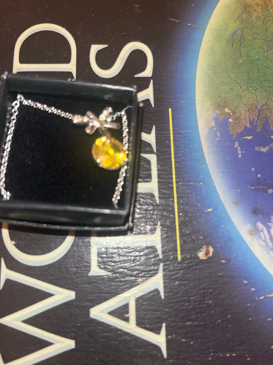 Yellow Gemstone Necklace