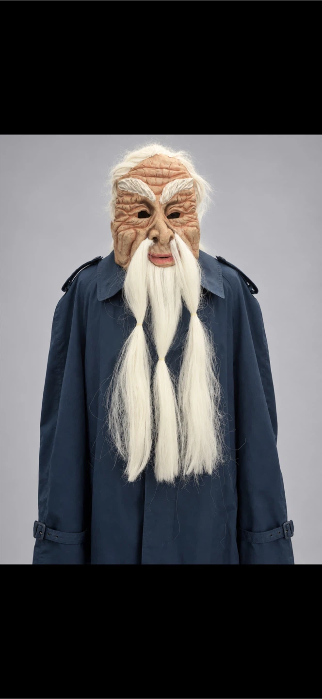 “Lord Merwin” Latex Wizard Halloween Mask  90s - photo 2