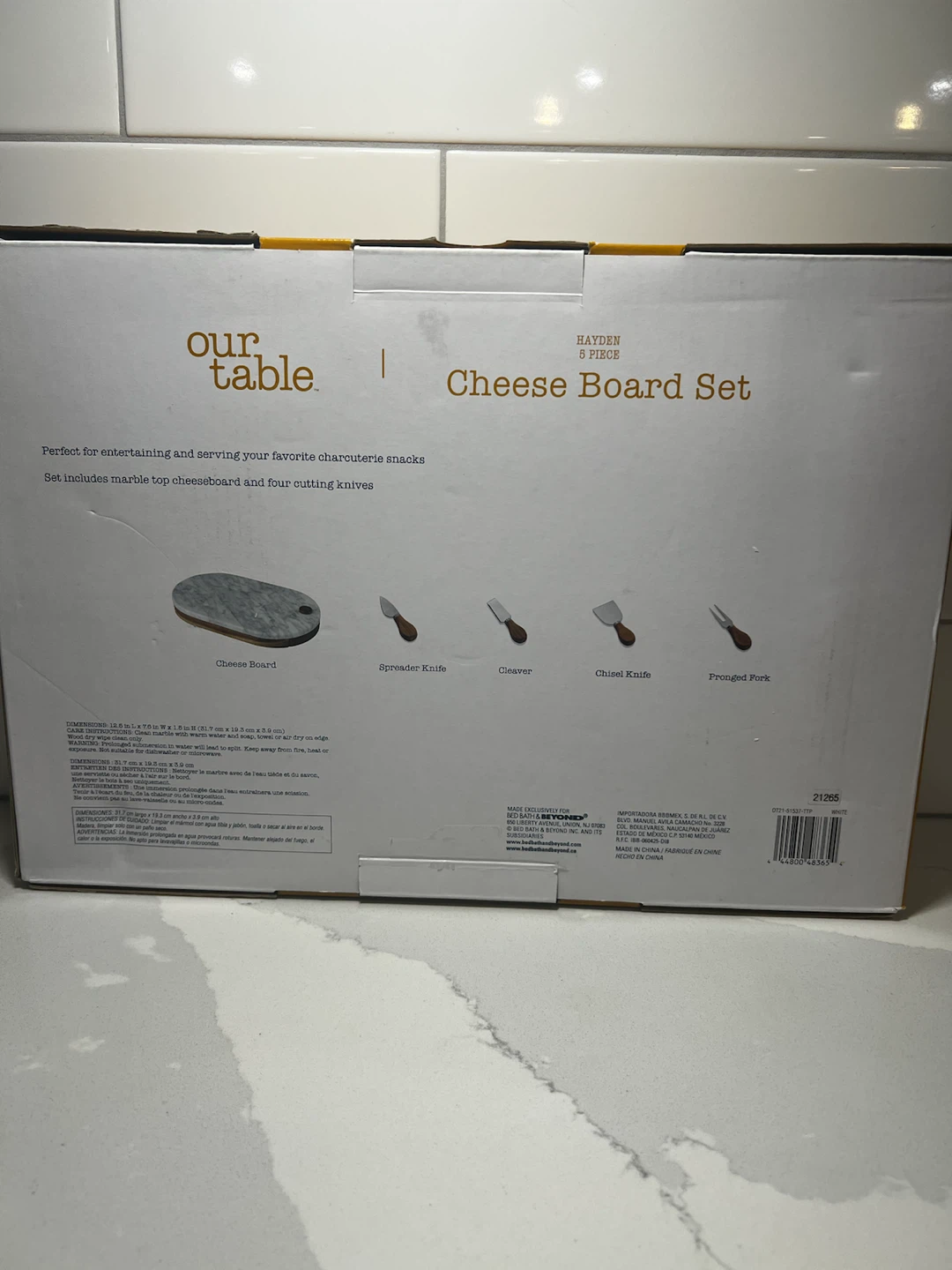 NEW  5-Piece Cheese Board Set - photo 2