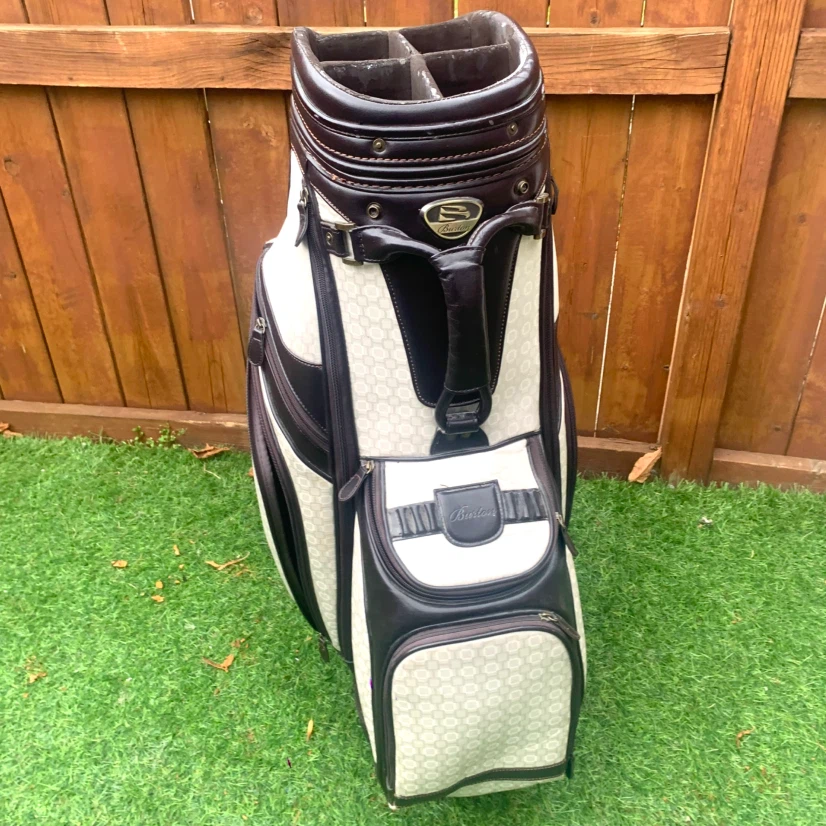 Golf Bag 6 Way Divider Golfing Club Bag Zippered Pockets - photo 2