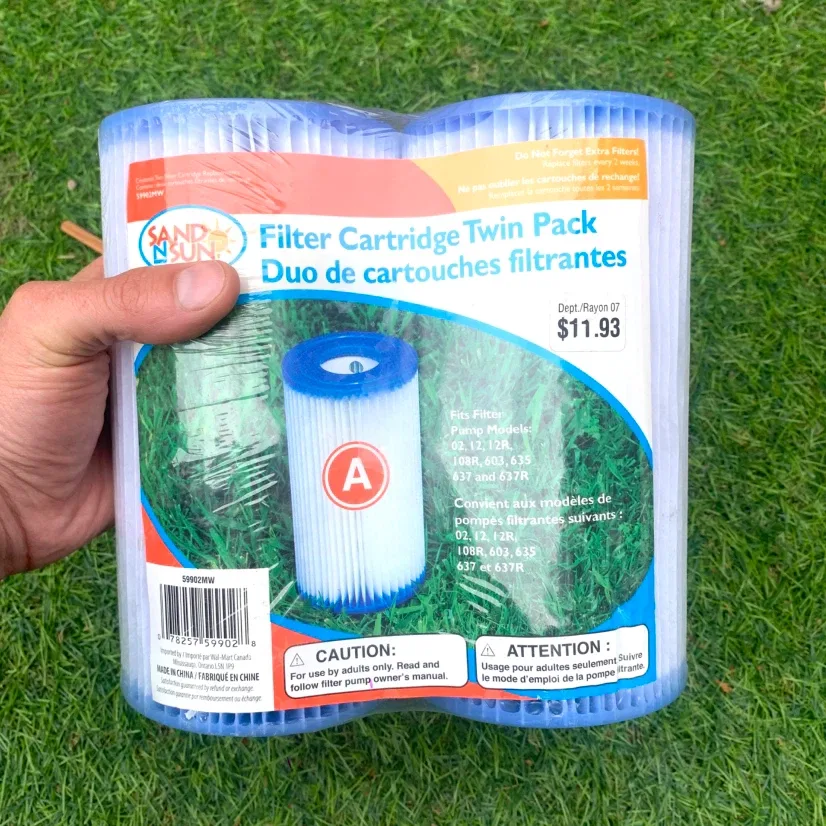 Pool Filter Cartridges Type A Twin Pack Pump Replacement Filters - photo 5