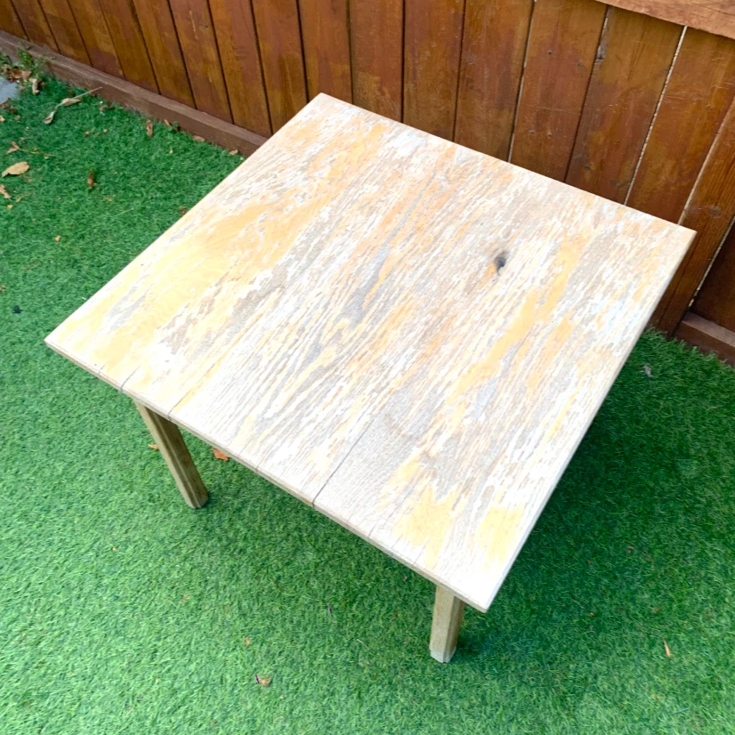 Wooden Utility Table Square Work Table Garage Workshop Outdoor - photo 2