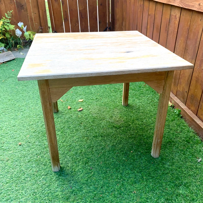 Wooden Utility Table Square Work Table Garage Workshop Outdoor - photo 4