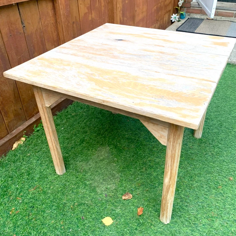 Wooden Utility Table Square Work Table Garage Workshop Outdoor - photo 5