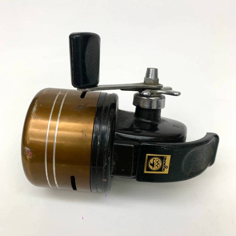 Fishing Reel Olympic Premier 130 Vintage Gold Black Rod Reel - photo 3