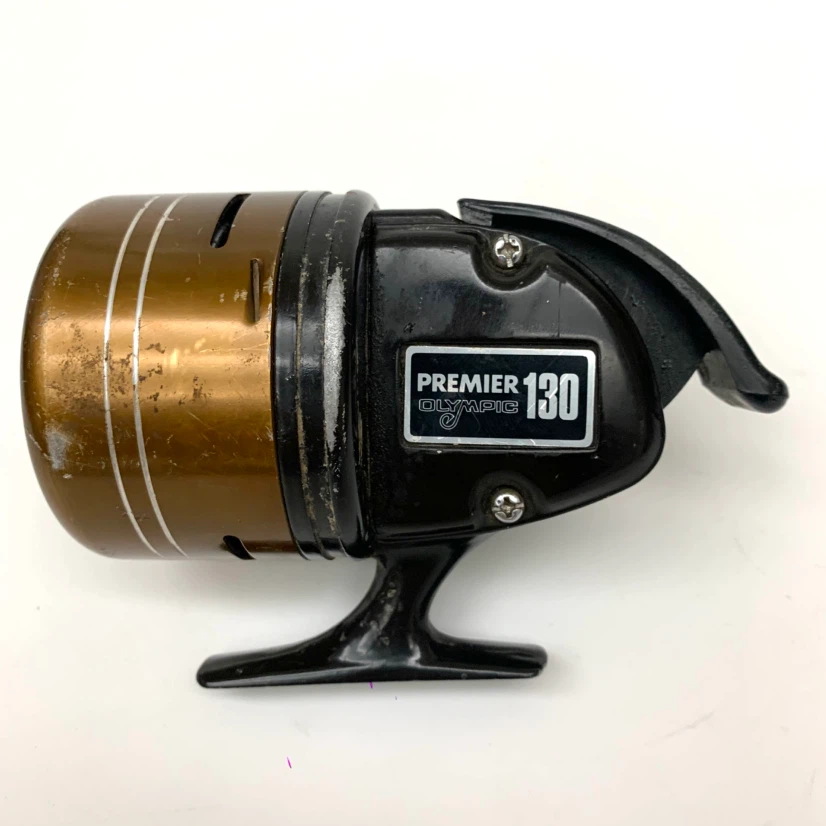Fishing Reel Olympic Premier 130 Vintage Gold Black Rod Reel - photo 4