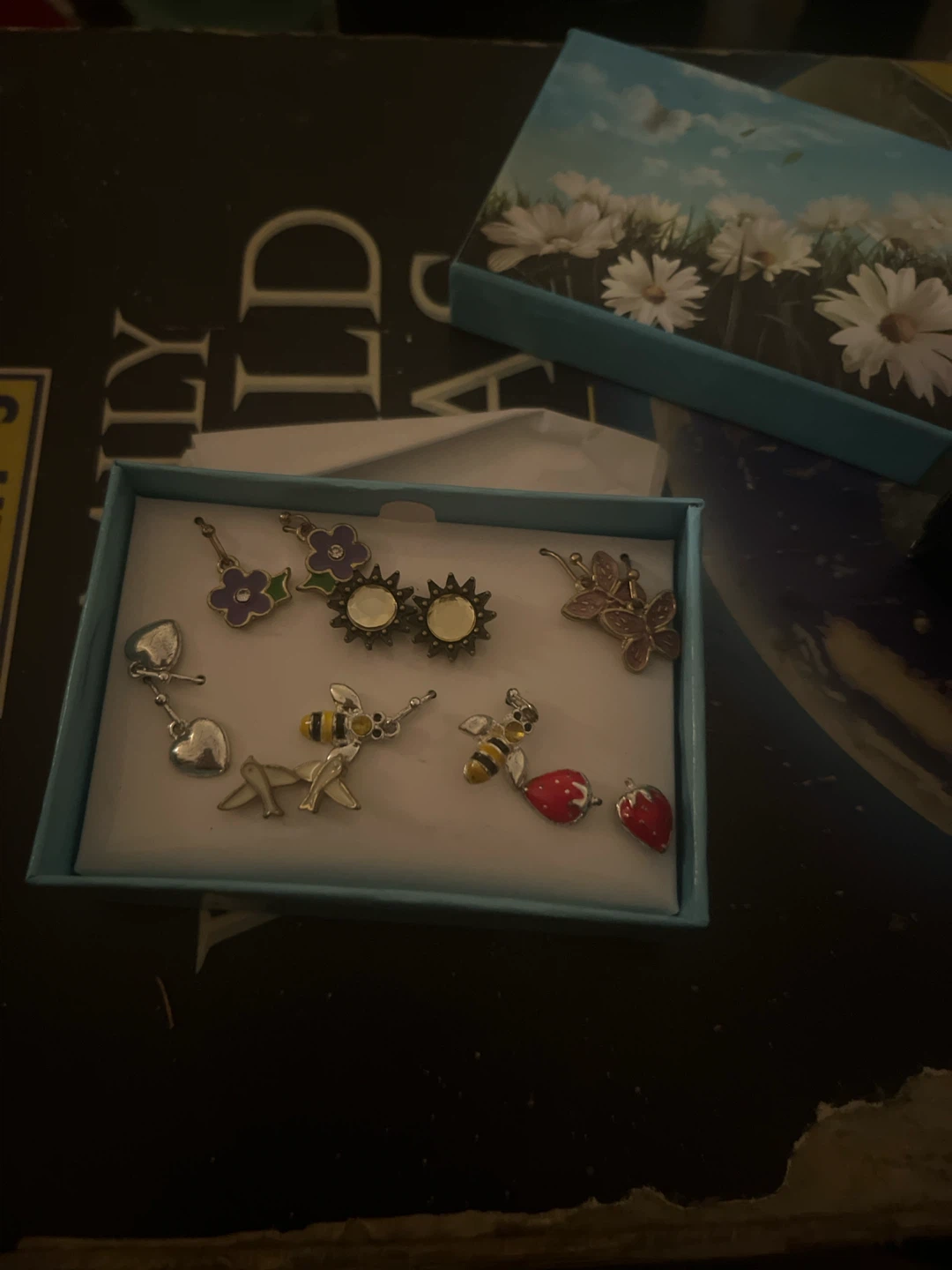 Set of 6 Pairs of Whimsical Earrings