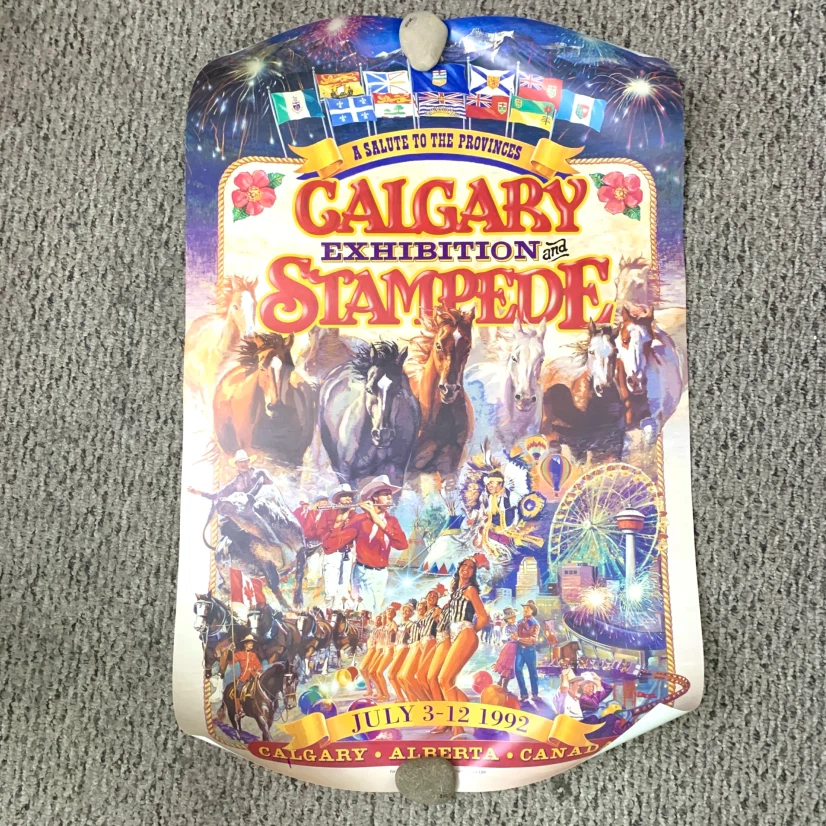 Set of 5 Vintage Calgary Stampede Posters - photo 2