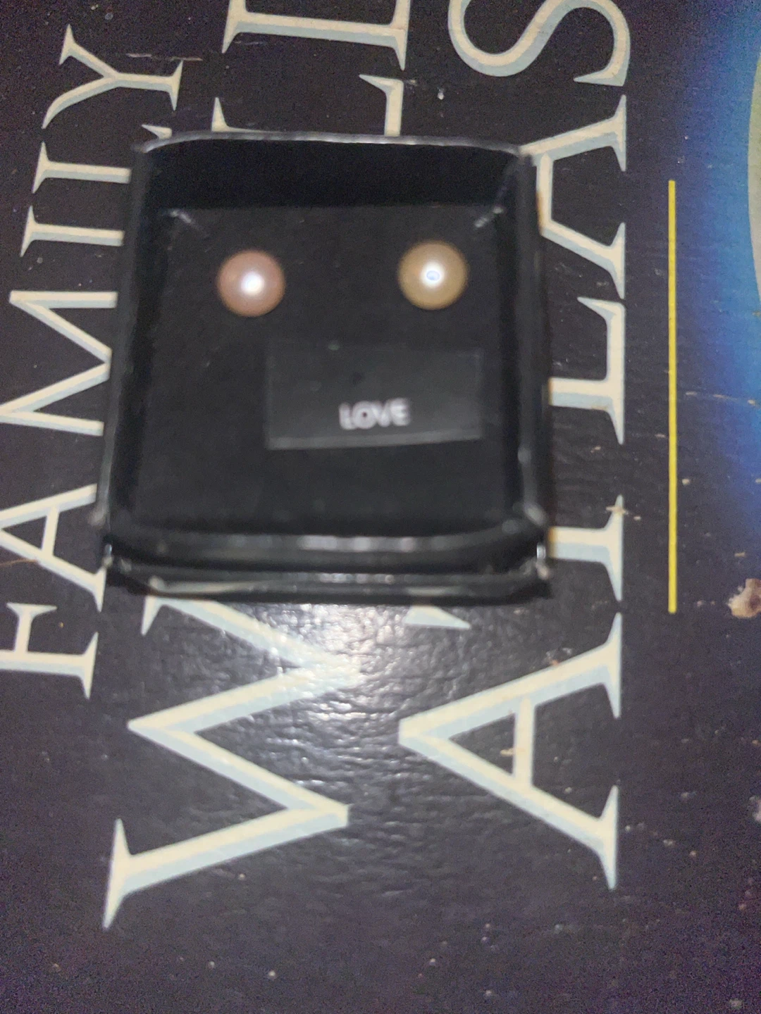 LOVE Brand Pearl Stud Earrings