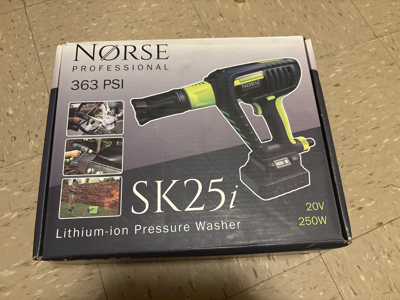Norse Professional SK25i 20V Cordless Pressure Washer