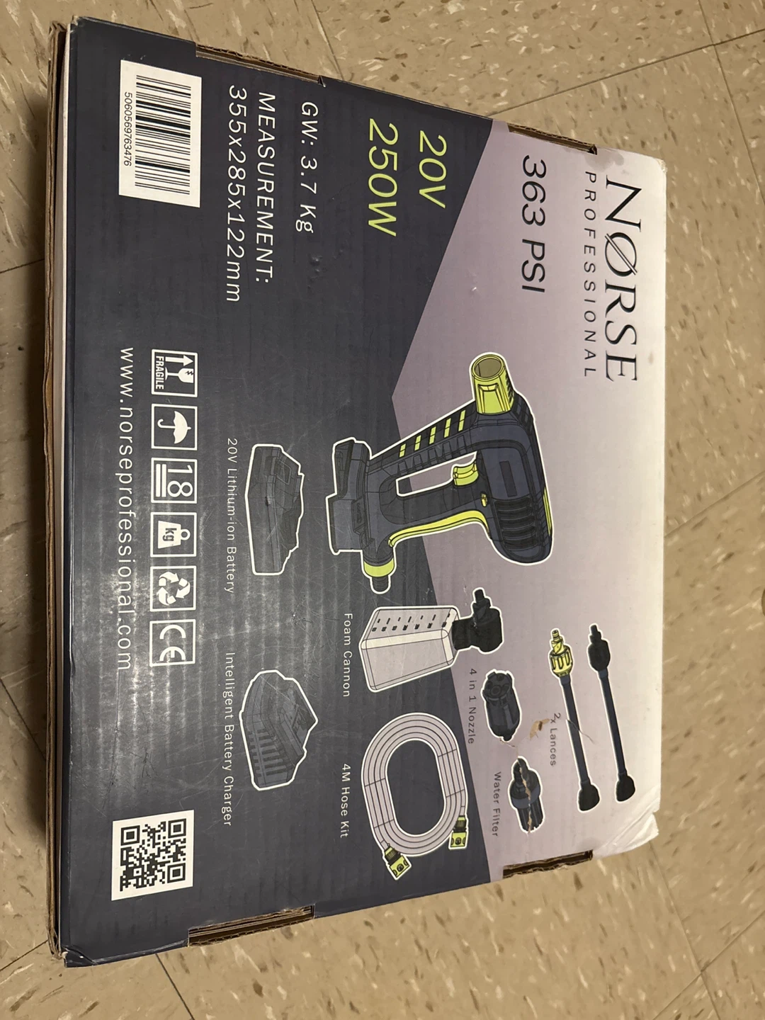 Norse Professional SK25i 20V Cordless Pressure Washer - photo 2