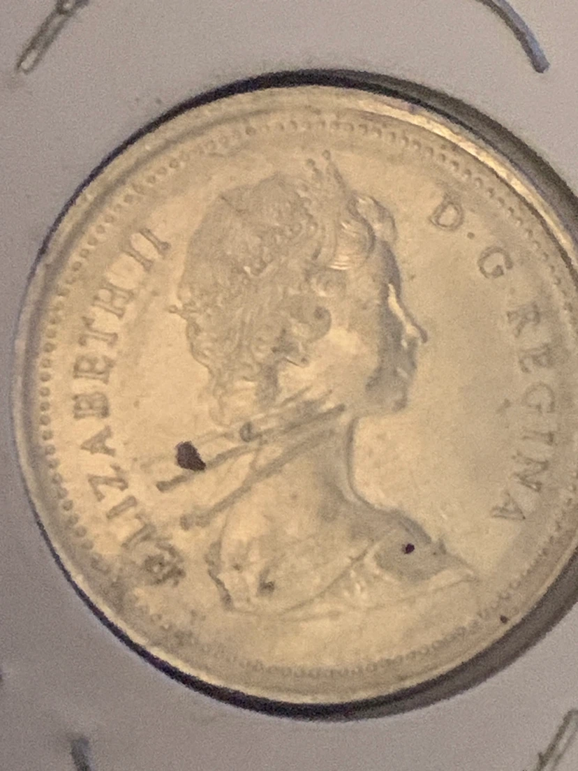 1973 Canadian 25 Cents Coin - photo 2