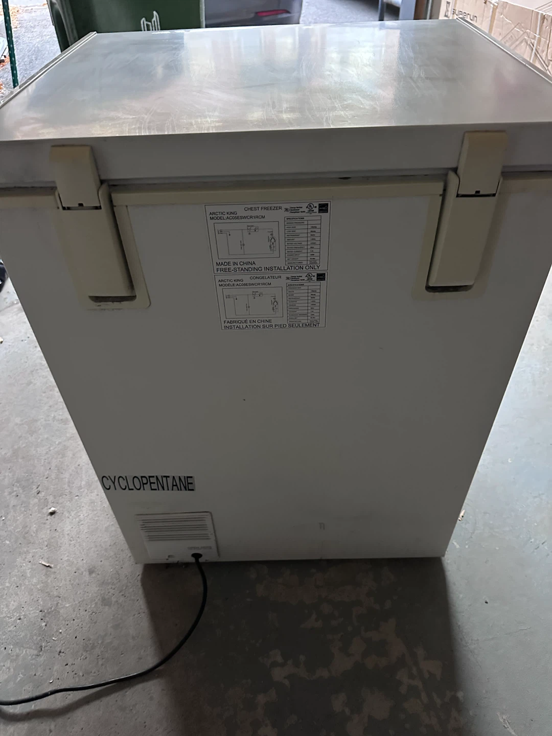 Arctic King 5.0 cu. ft. Chest Freezer - photo 3