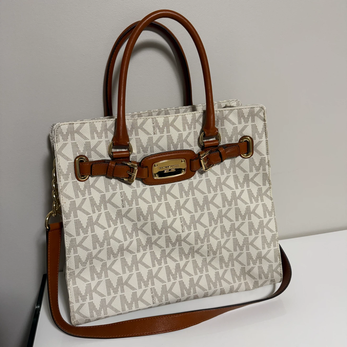Michael Kors MK Logo Tote Bag