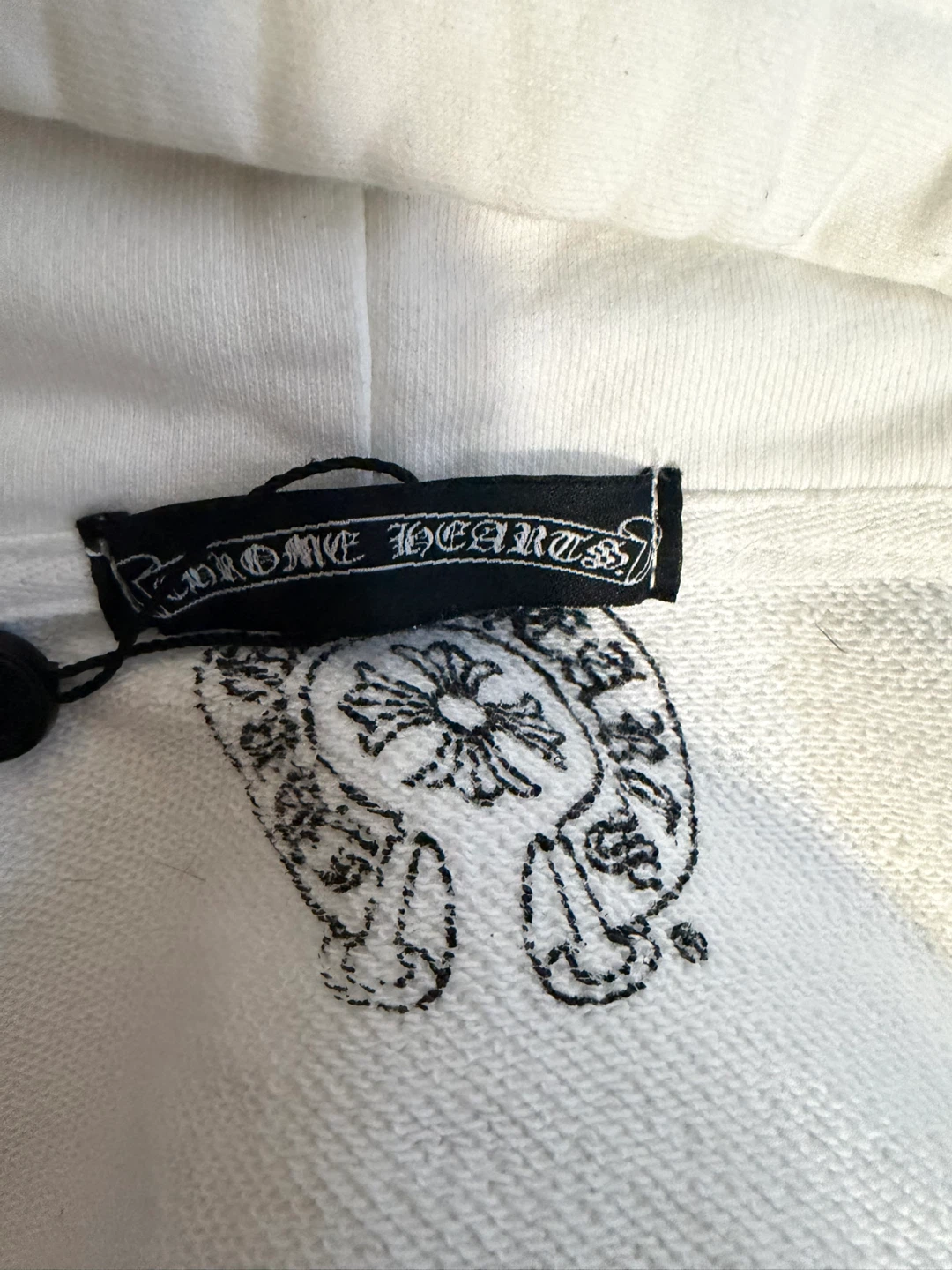 Chrome Hearts White Zip-Up Hoodie - photo 3