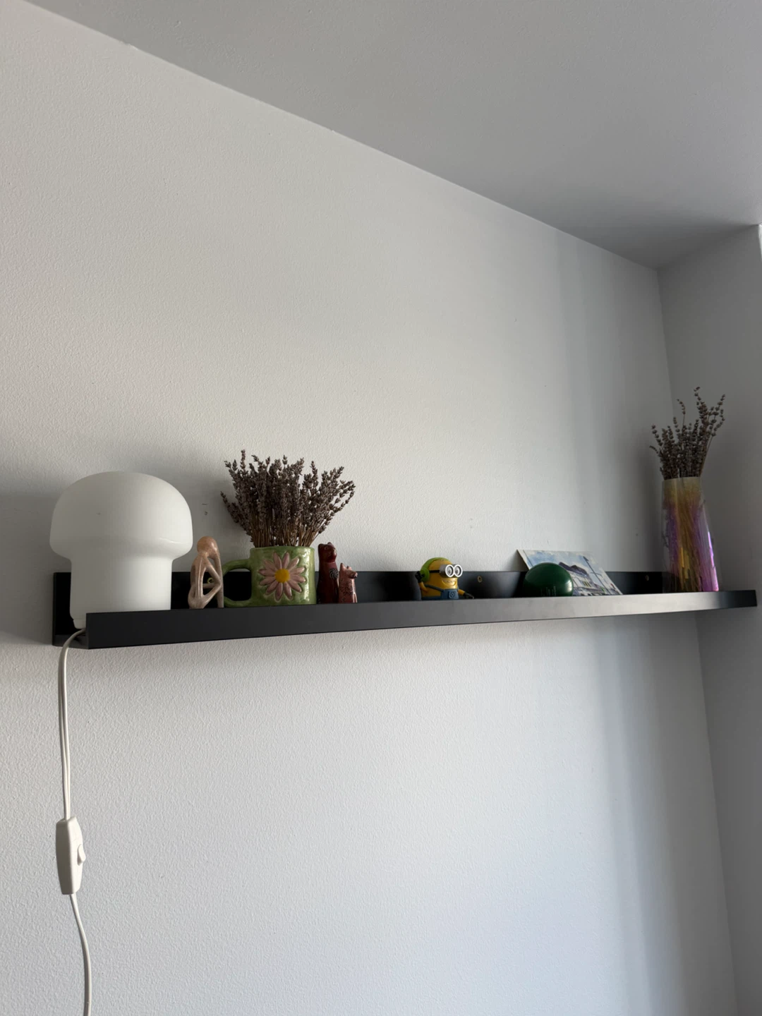 IKEA Mosslanda picture ledge, black