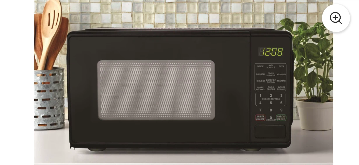 Black Microwave Oven