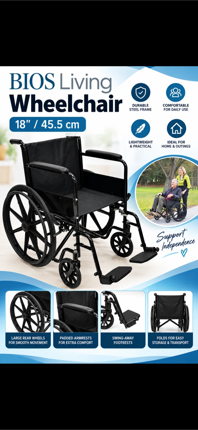 BIOS Living Wheelchair 18 inch