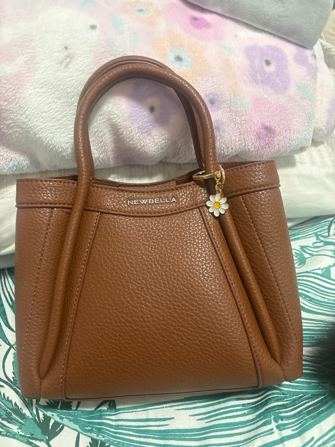 NEWBELLA Brown Handbag