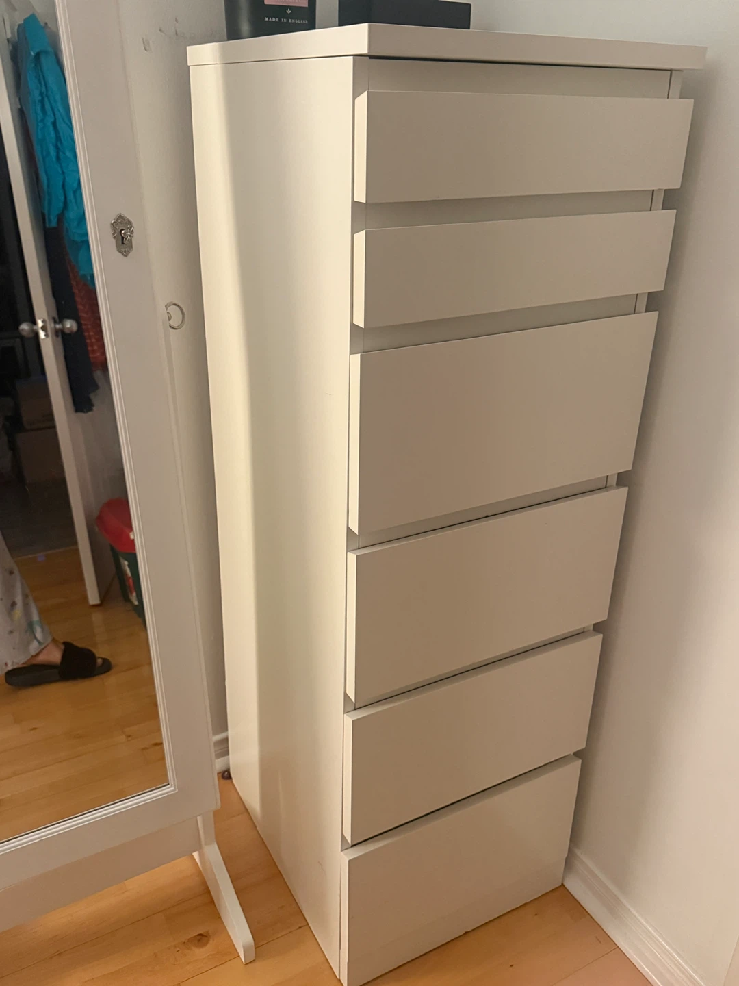 IKEA Malm High Chest with Mirror - photo 2