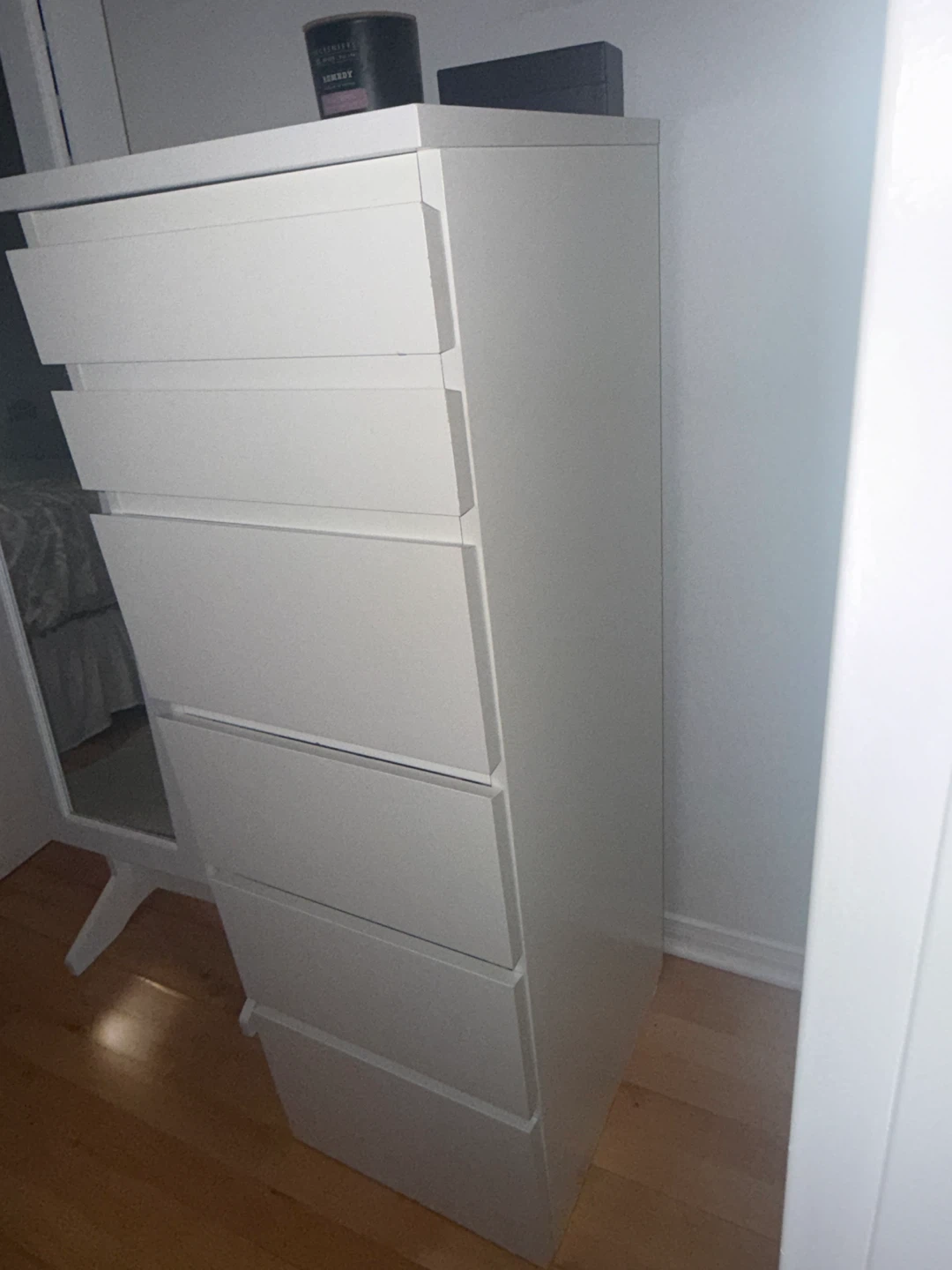 IKEA Malm High Chest with Mirror - photo 3