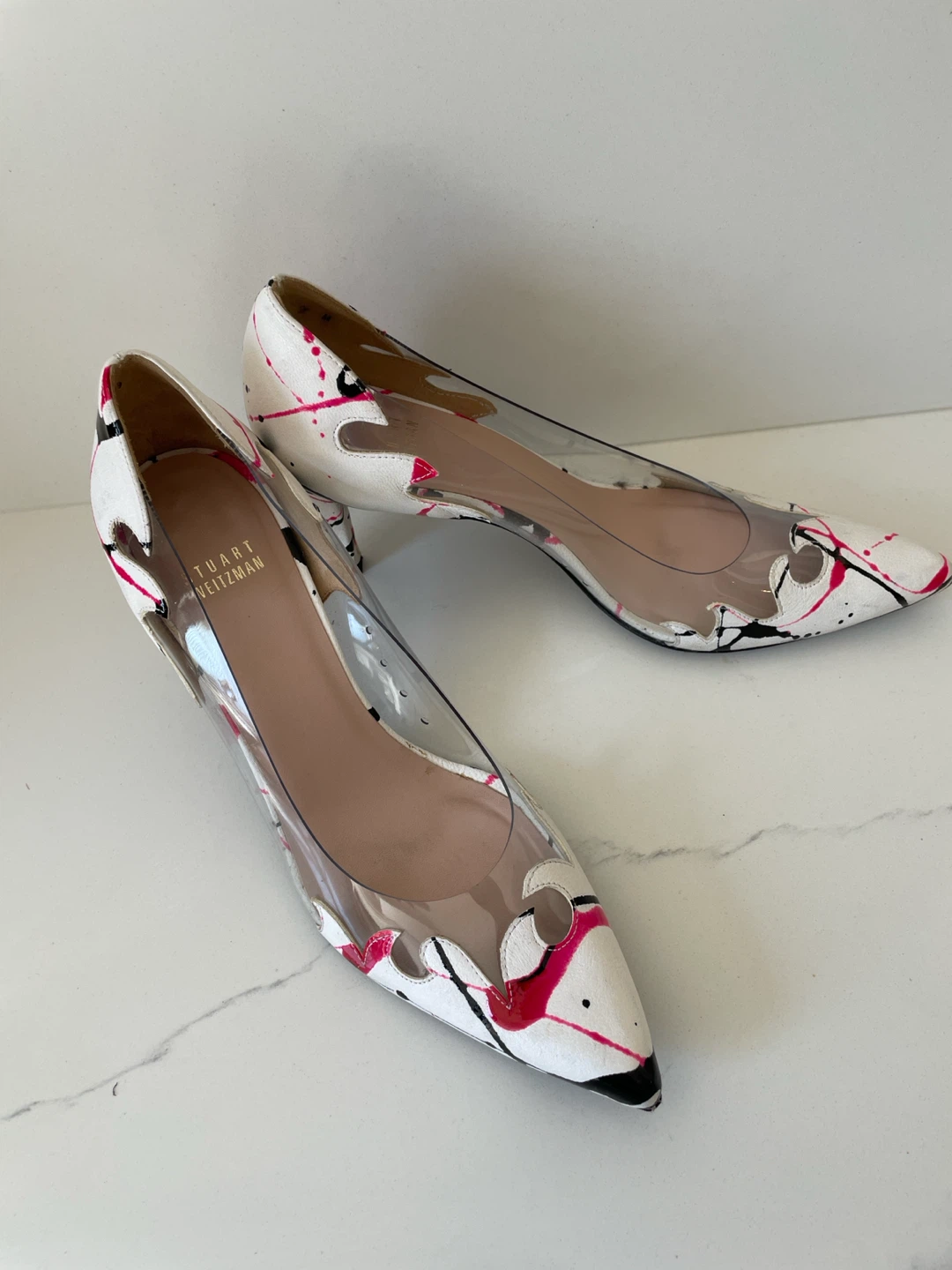 Stuart Weitzman Paint Splatter Pumps - photo 2