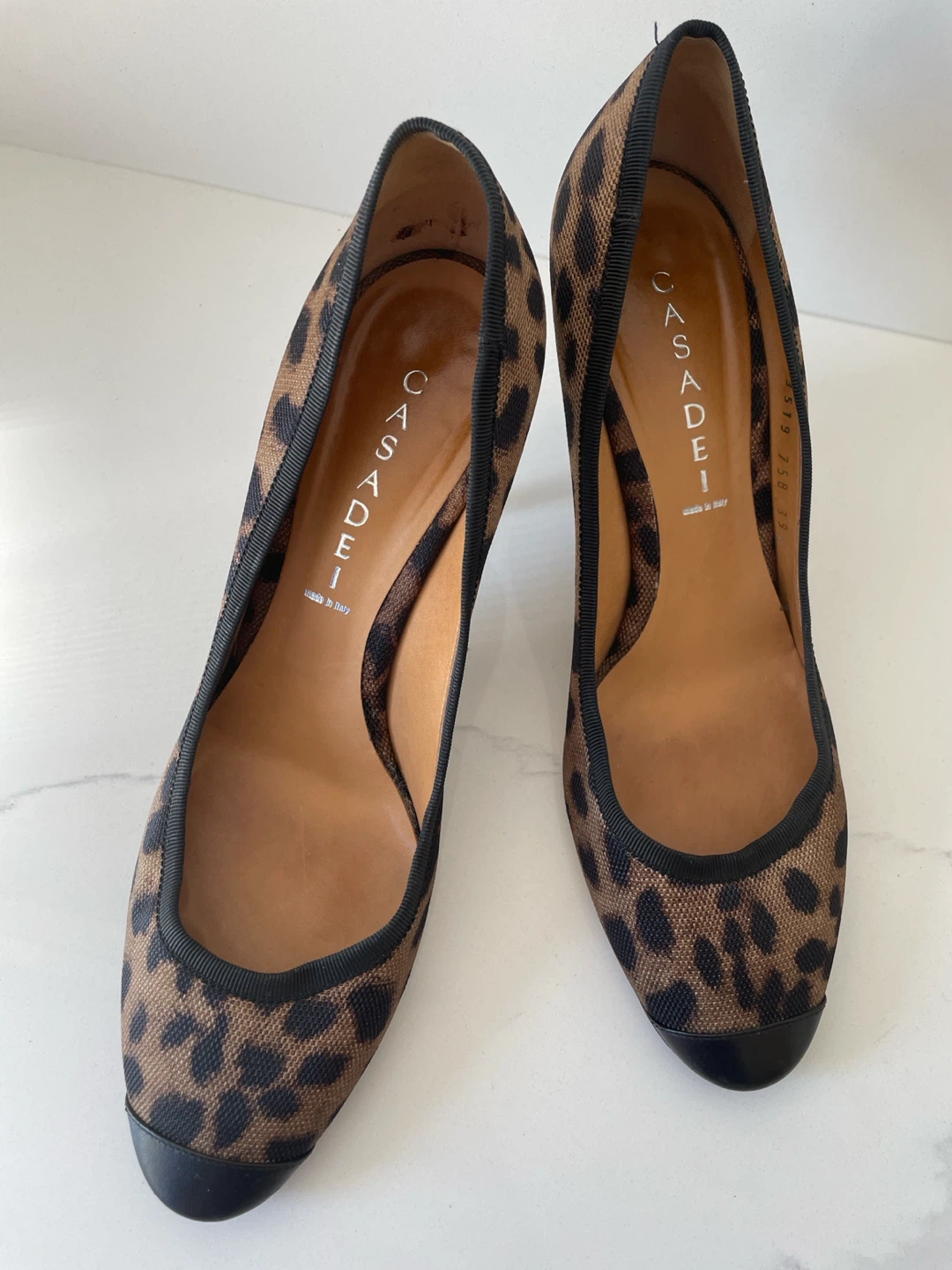 Casadei leopard print heels size 39.5 - photo 2