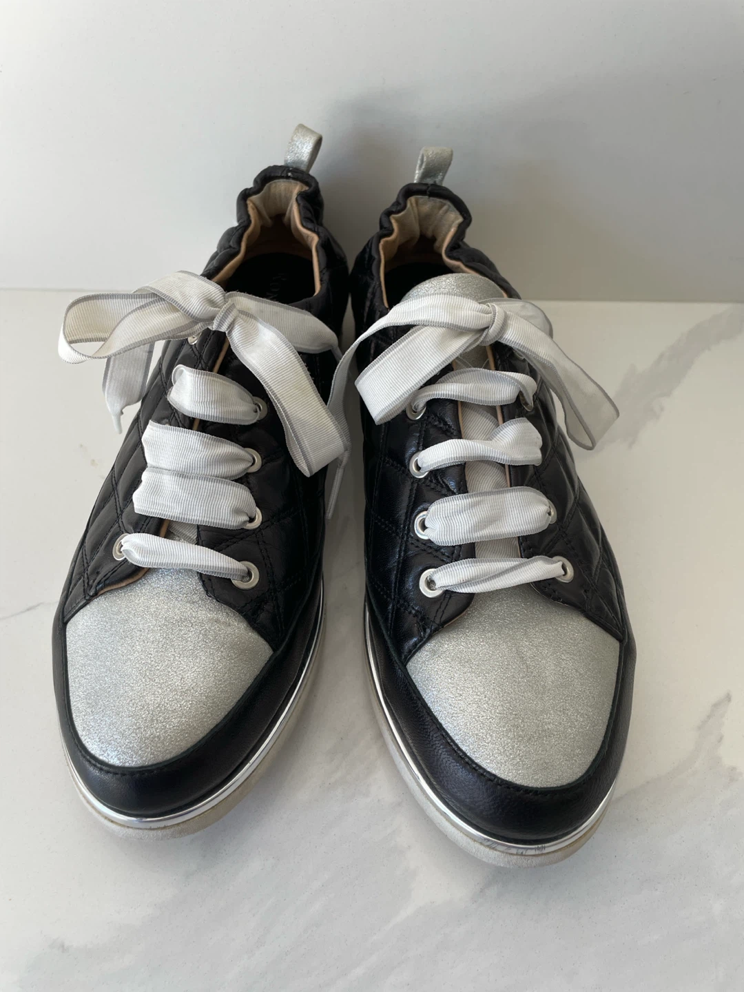 Ron White Quilted Leather Sneakers - photo 2