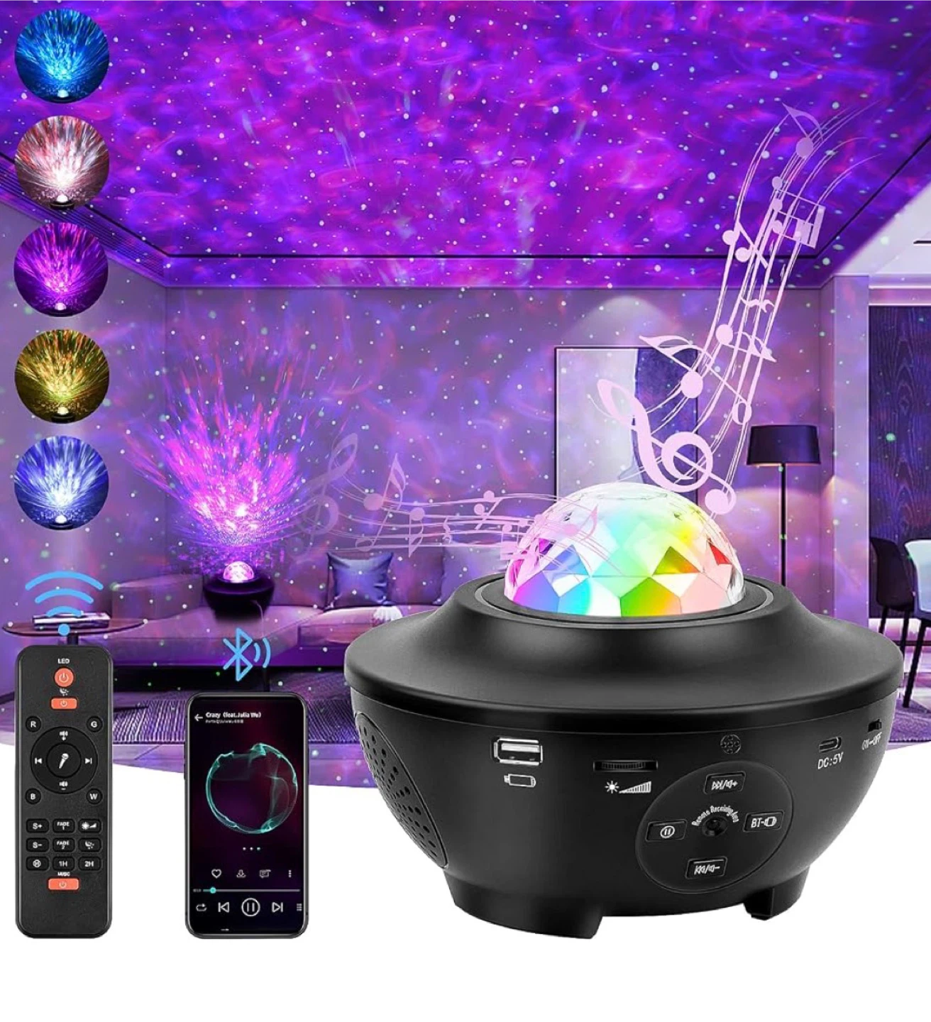 Galaxy Projector Light Star Projector
